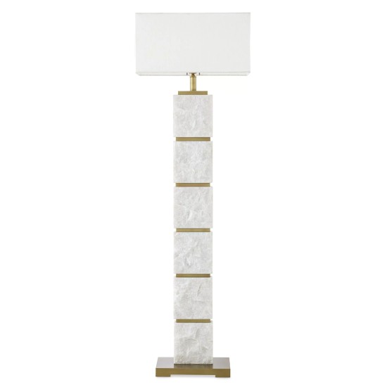 Newton Golvlampa Mässing/Marmor 145,5 cm