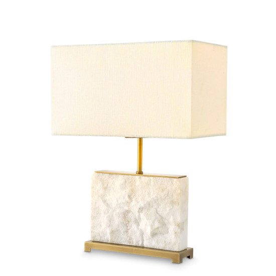 Newton Table Lamp Brass/Marble 55cm