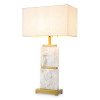 Newton Table Lamp Brass/Marble 70.5cm