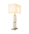 Newton Table Lamp Brass/Marble 70.5cm