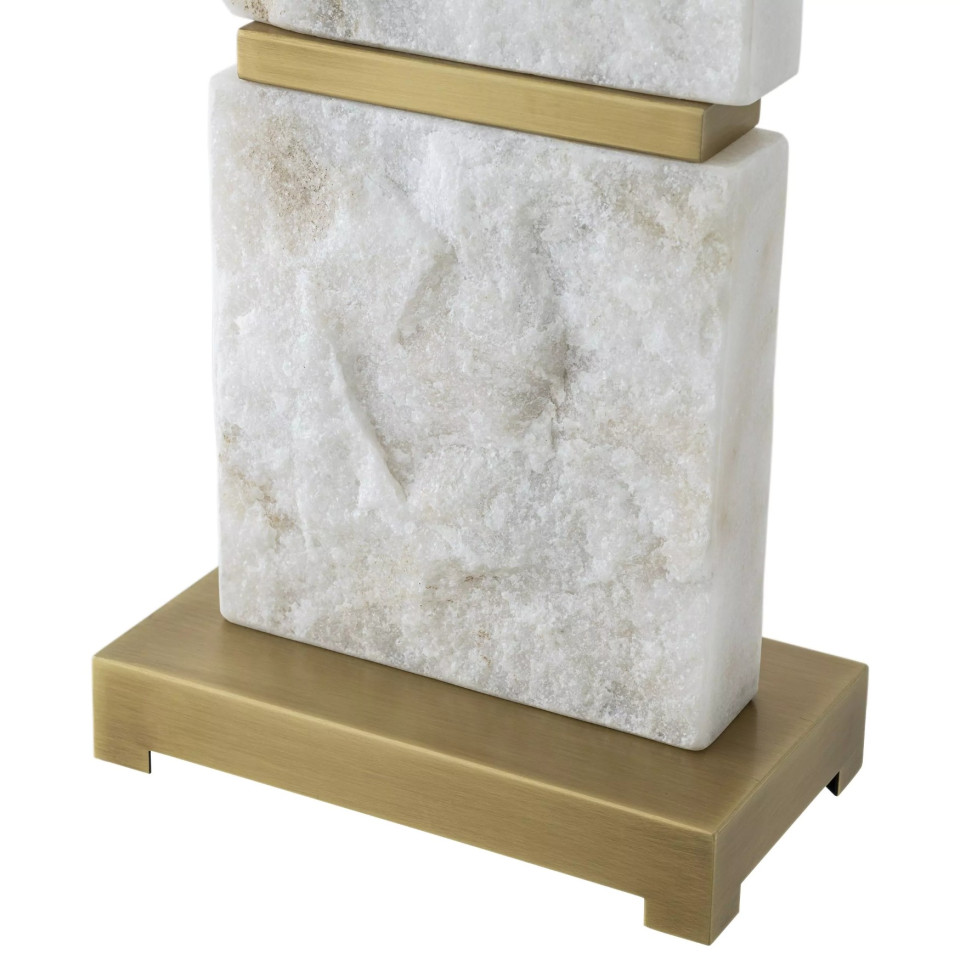 Newton Table Lamp Brass/Marble 70.5cm