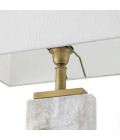 Newton Table Lamp Brass/Marble 70.5cm