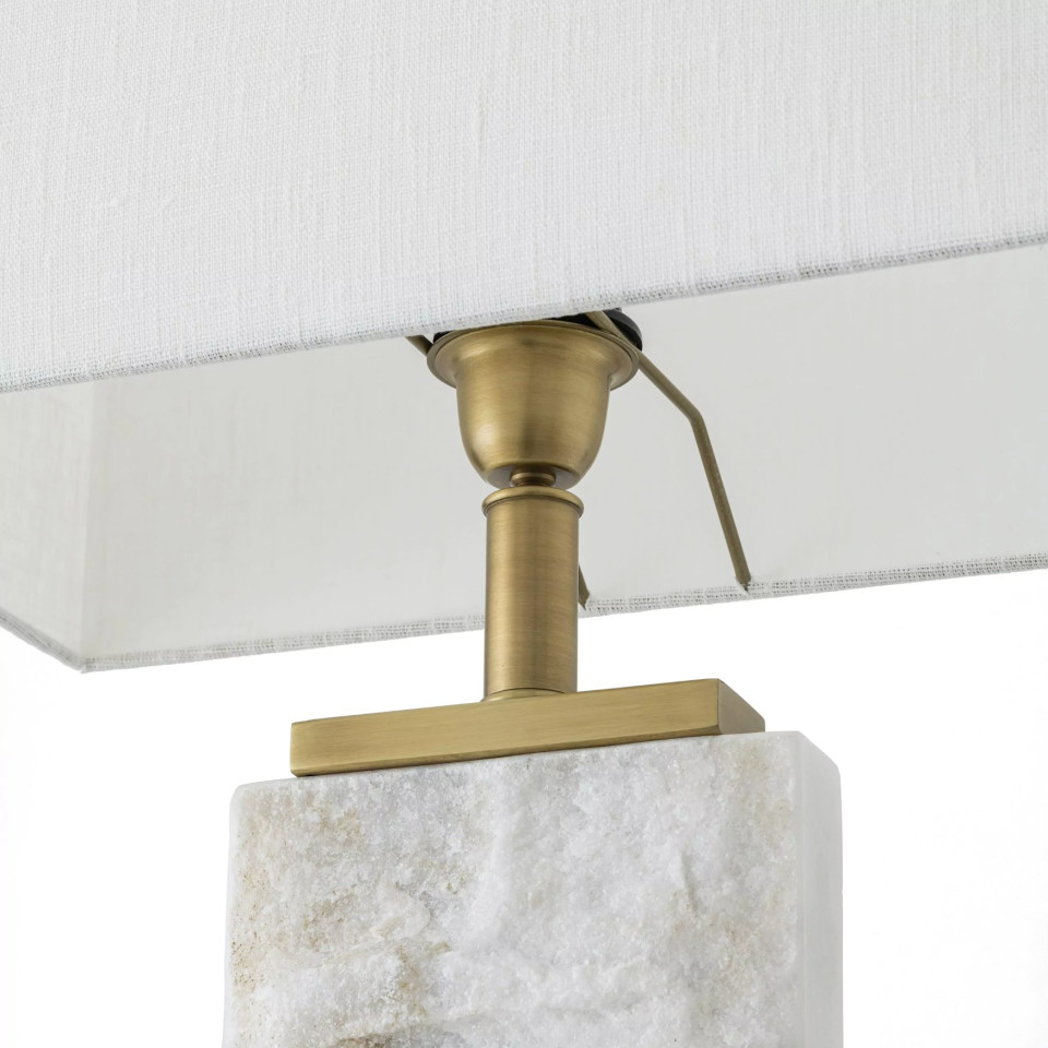 Newton Table Lamp Brass/Marble 70.5cm