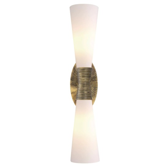 Nolita Wall Lamp Brass/Glass 62.5cm
