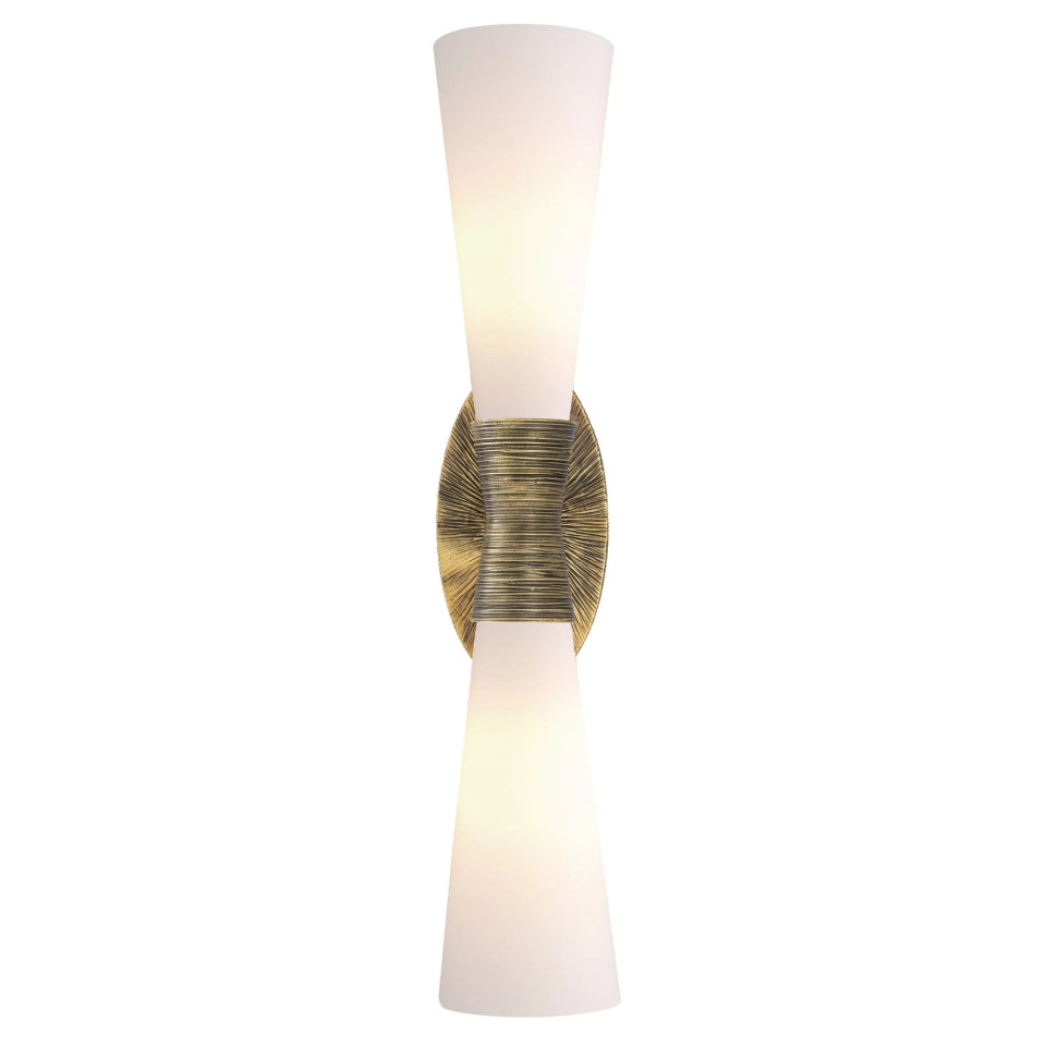 Nolita Wall Lamp Brass/Glass 62.5cm