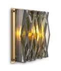 Nuvola Vägglampa Mässing/Glas 21 cm