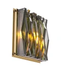 Nuvola Vägglampa Mässing/Glas 21 cm
