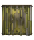 Nuvola Vägglampa Mässing/Glas 24 cm