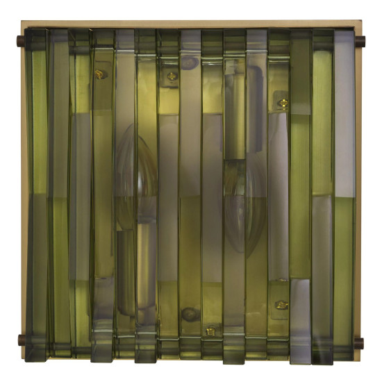 Nuvola Vägglampa Mässing/Glas 21 cm