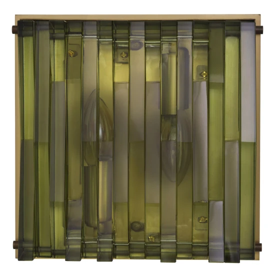 Nuvola Vägglampa Mässing/Glas 21 cm