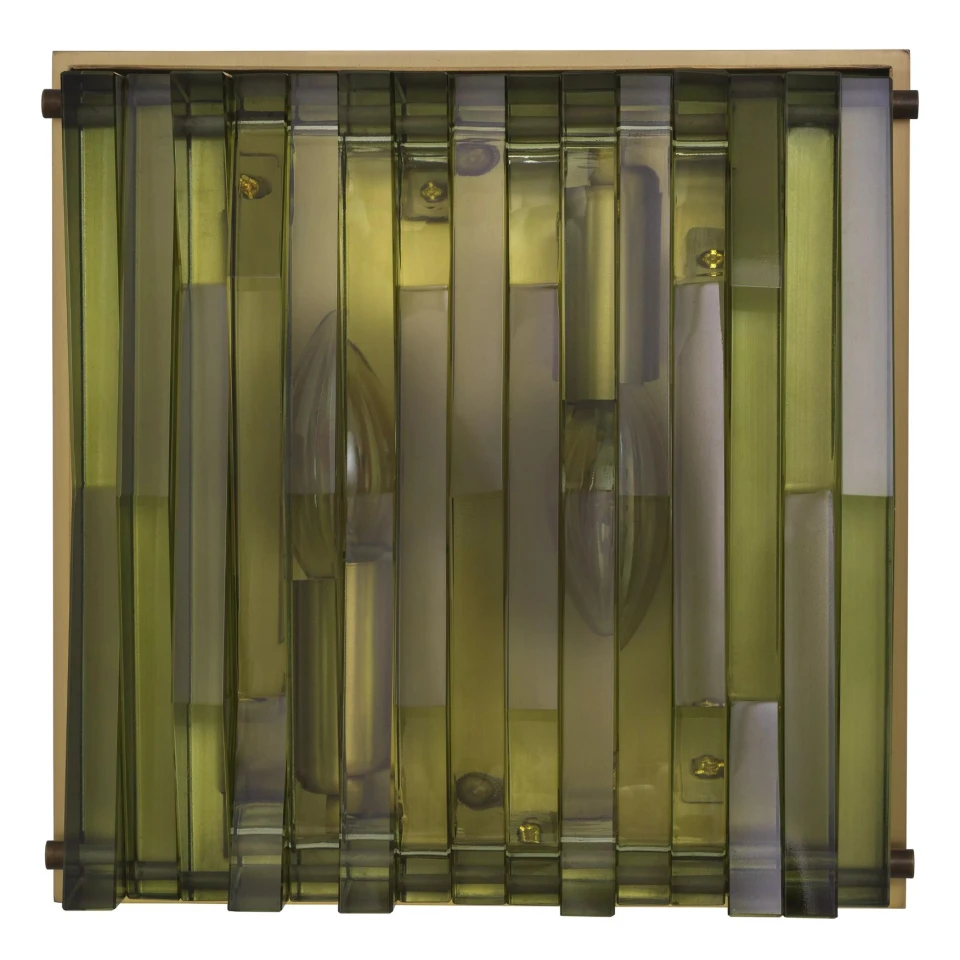 Nuvola Vägglampa Mässing/Glas 21 cm