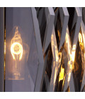 Nuvola Wall Lamp Bronze/Glass 24cm