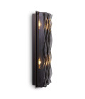 Nuvola Vägglampa Brons/Glas 50 cm