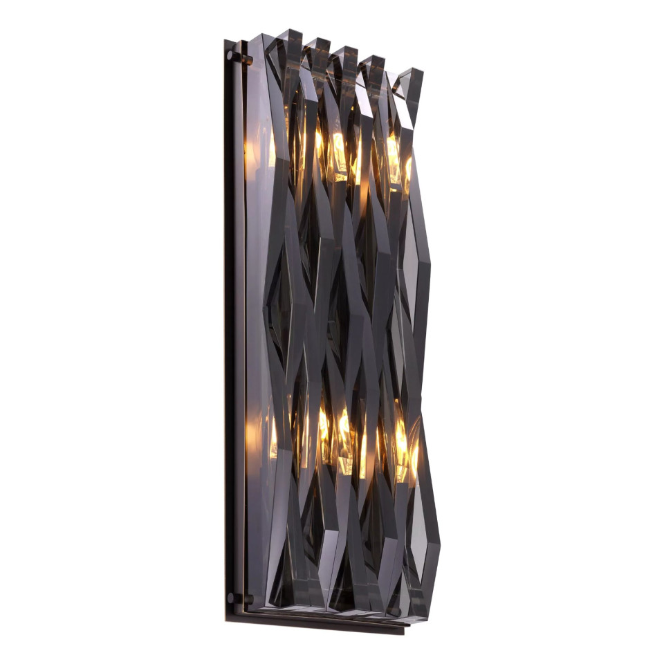 Nuvola Vägglampa Brons/Glas 50 cm