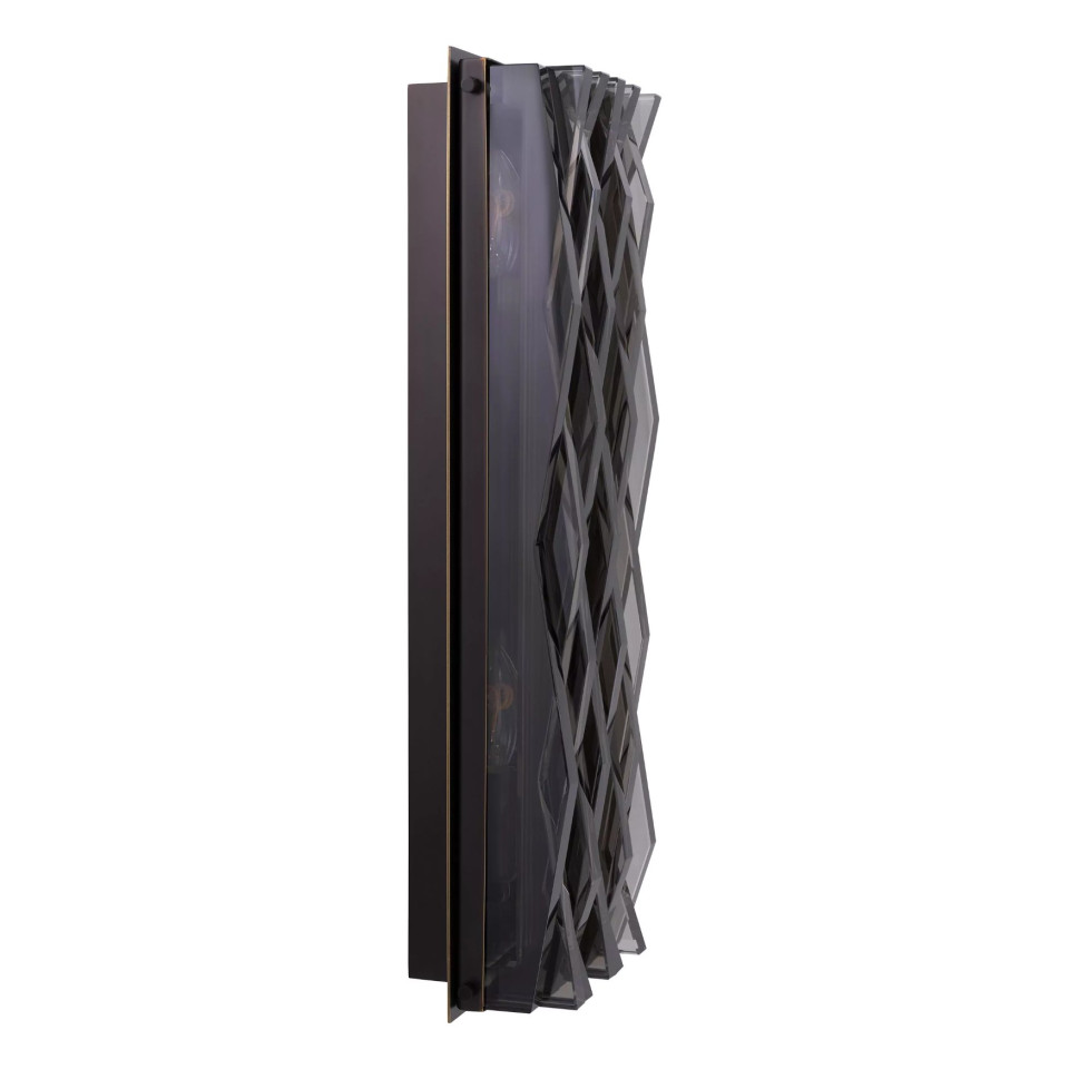 Nuvola Vägglampa Brons/Glas 50 cm