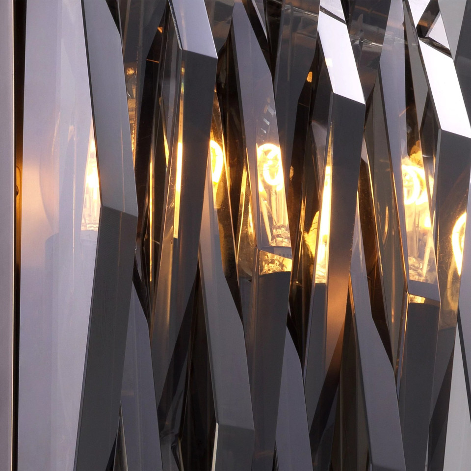 Nuvola Vägglampa Brons/Glas 50 cm