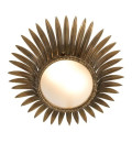 Nuvole Flush Ceiling Light Brass/Glass 43cm