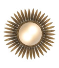 Nuvole Flush Ceiling Light Brass/Glass 43cm