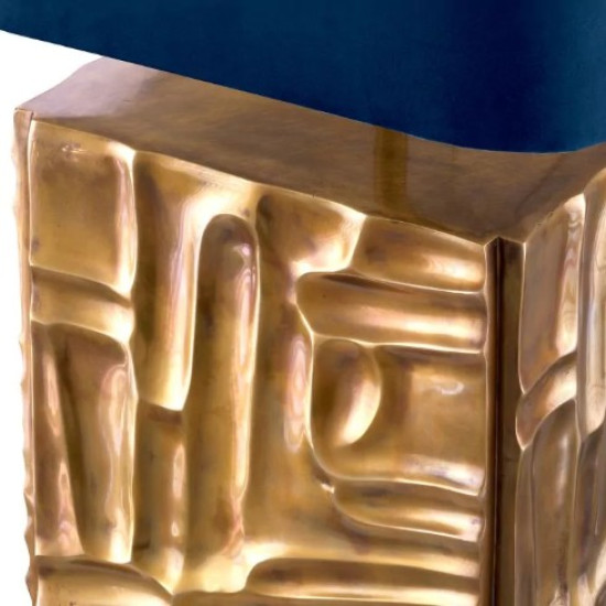 Oregon Bordslampa Mässing/Blå 62 cm