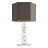 Hexagon Table Lamp Gray/White 76cm Hexagon Table Lamp Gray/White 76cm