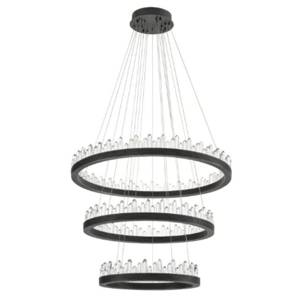Randall Chandelier Bronze/Glass 100cm