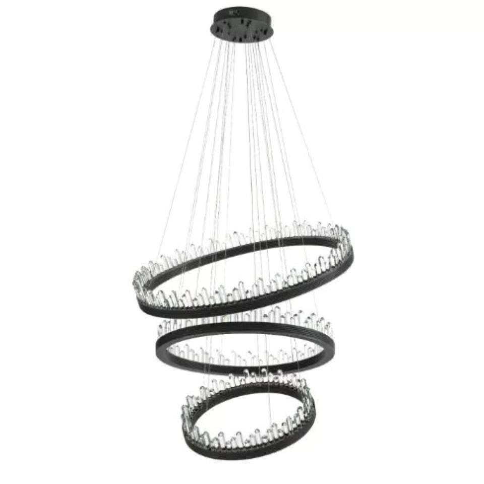 Randall Chandelier Bronze/Glass 100cm