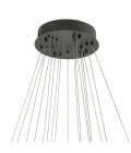 Randall Chandelier Bronze/Glass 100cm