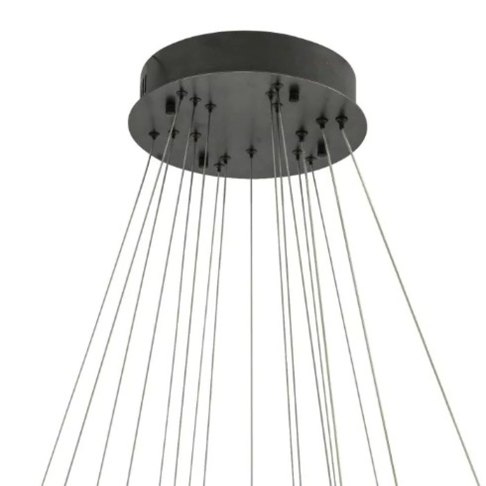Randall Chandelier Bronze/Glass 100cm