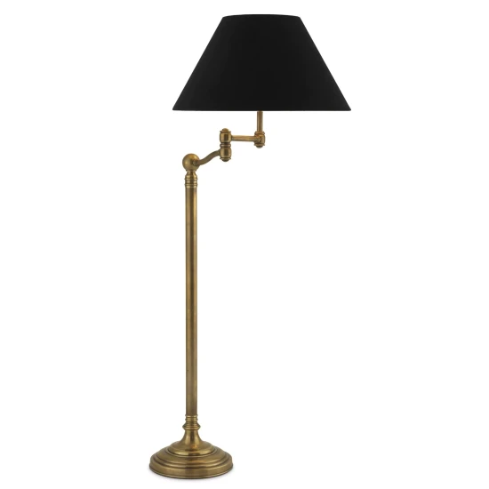 Regis Floor Lamp Brass 148cm