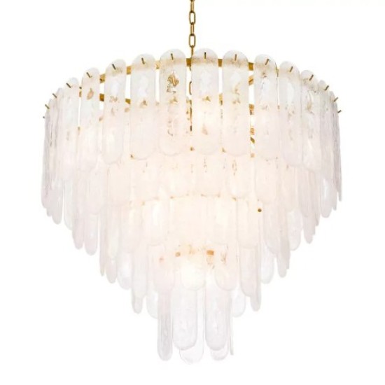 Riveria Takkrona Guld/Glas 85 cm