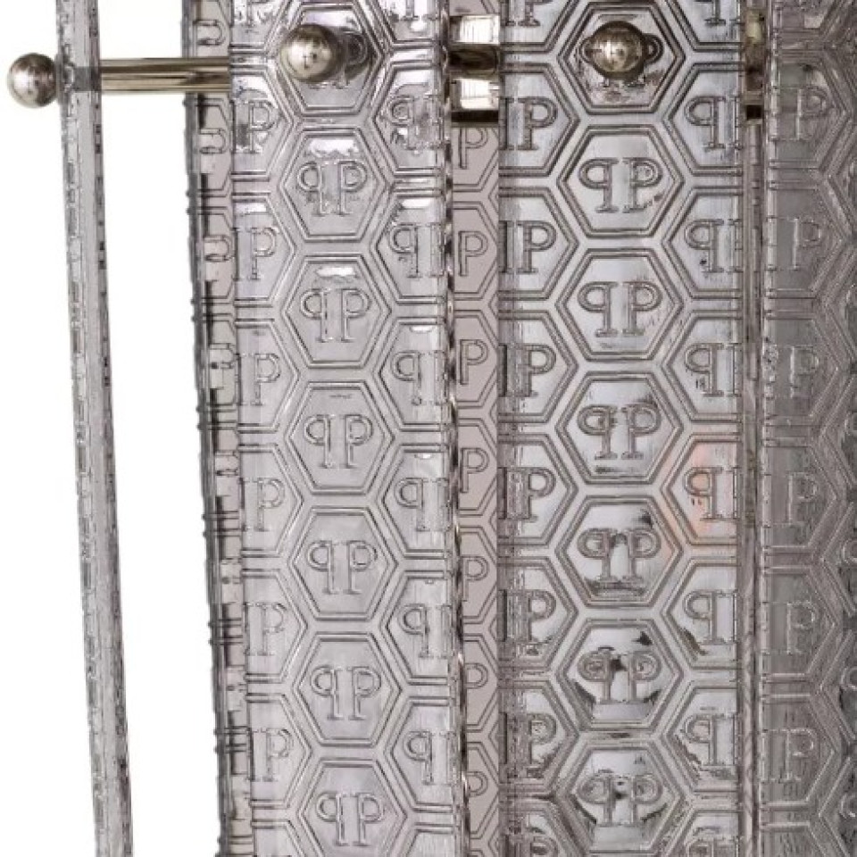 Rodeo Drive L Chandelier Nickel/Glass 77cm