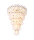 Rodeo Drive XXL Chandelier Brass/Glass 116cm
