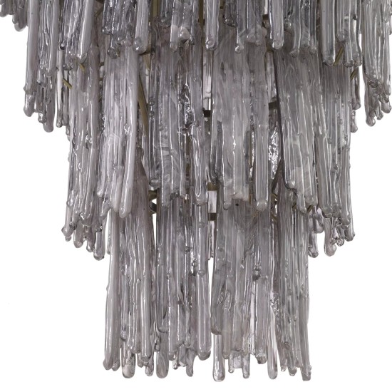 Saint Roch Chandelier Brass/Glass 58cm