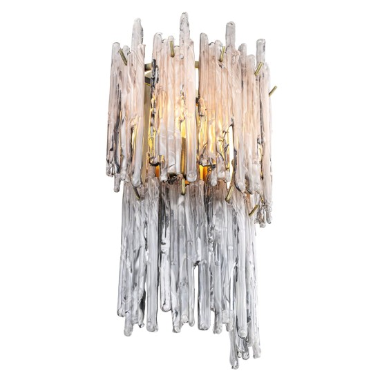 Saint Roch Vägglampa Mässing/Glas 38,5 cm