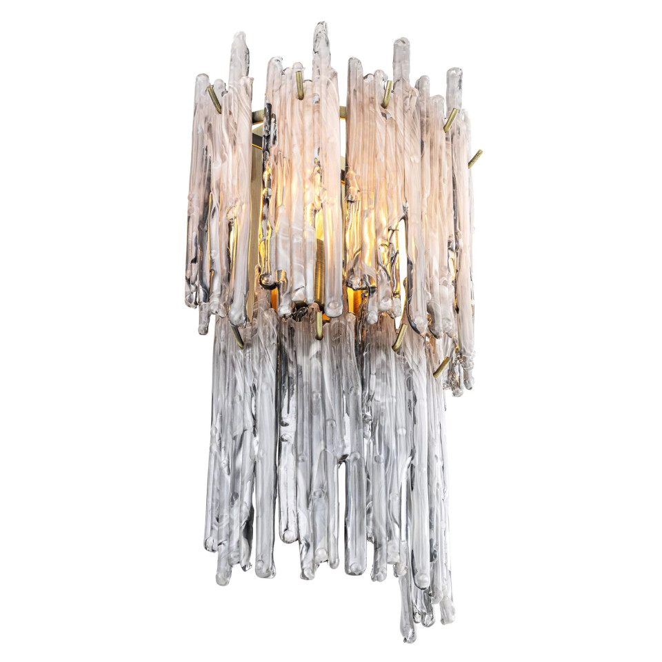 Saint Roch Wall Lamp Brass/Glass 38.5cm