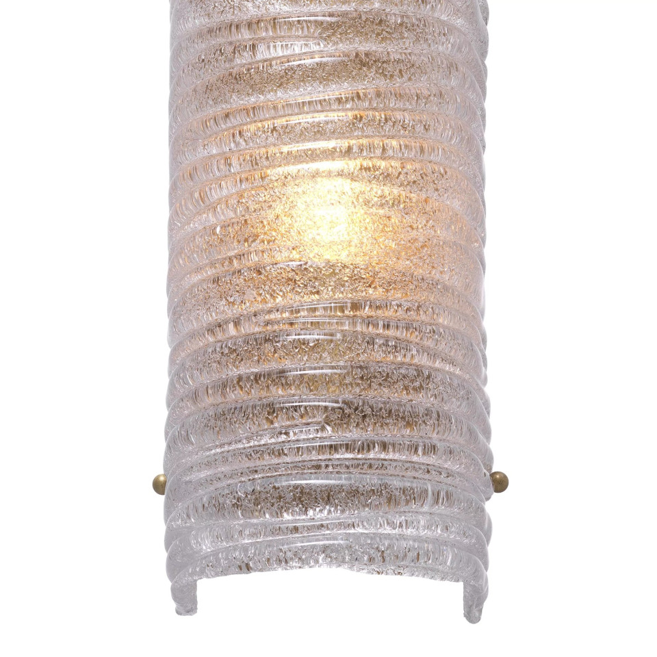 Sanchez Vägglampa Mässing/Glas 53cm