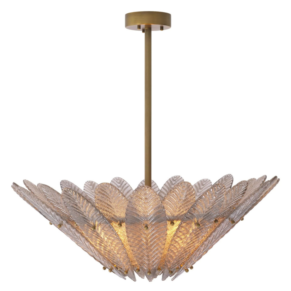 Scala Ljuskrona Mässing/Glas 86cm