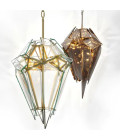 Shard Taklampa Glas/Nickel 47cm