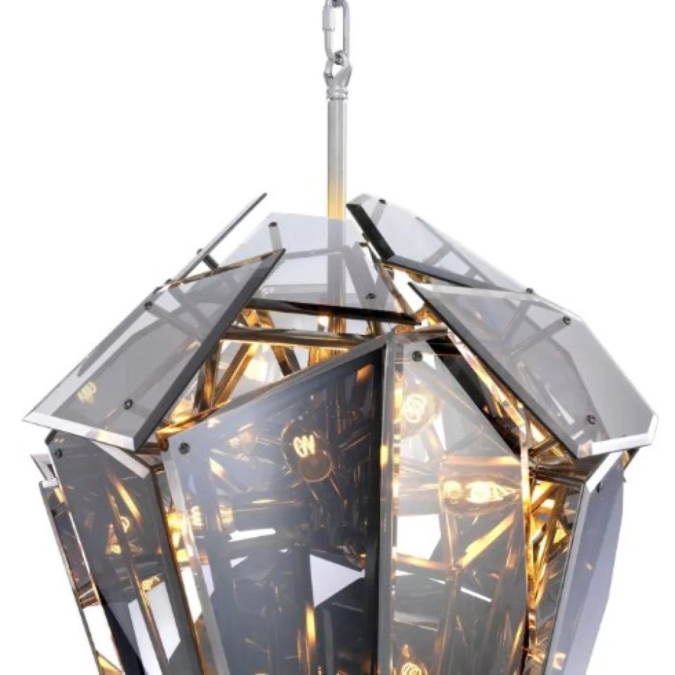 Shard Taklampa Glas/Nickel 47cm