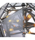 Shard Taklampa Glas/Nickel 47cm