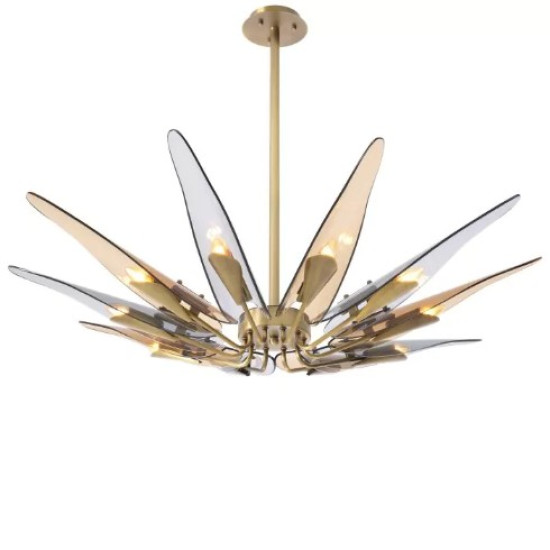 Sky Takkrona Mässing/Glas 112 cm