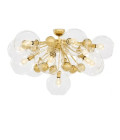 Soleil Plafond Guld/Glas 90cm