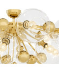 Soleil Plafond Guld/Glas 90cm