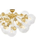 Soleil Plafond Guld/Glas 90cm