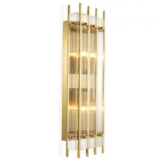 Sparks Vägglampa Guld/Glas 65 cm