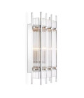 Sparks Vägglampa S Nickel/Klart glas 42 cm
