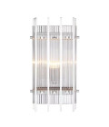 Sparks Vägglampa S Nickel/Klart glas 42 cm