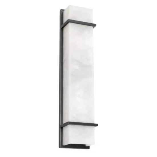 Spike Wall Lamp Alabaster/Bronze 60cm