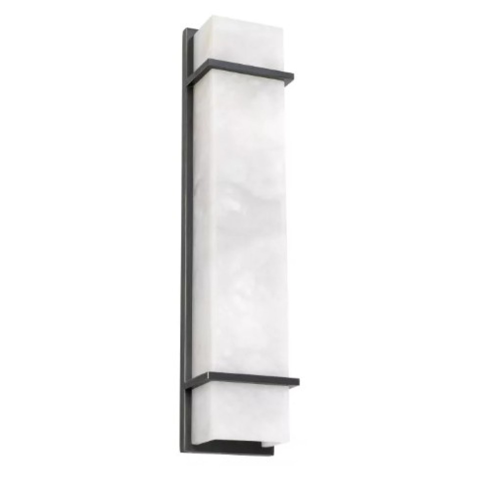 Spike Wall Lamp Alabaster/Bronze 60cm