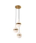 Spiridon Taklampa Mässing/Glas 45 cm